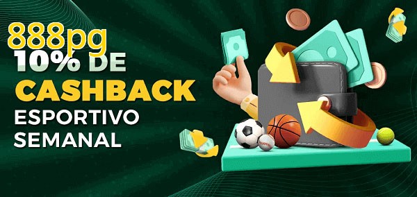 10% de bônus de cashback na 888pg